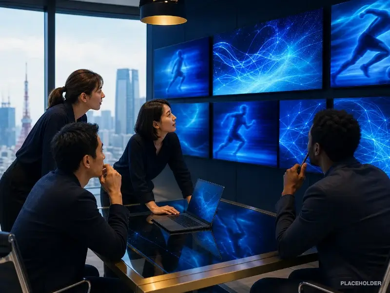 The Zero Gaming team collaborating in a Tokyo office